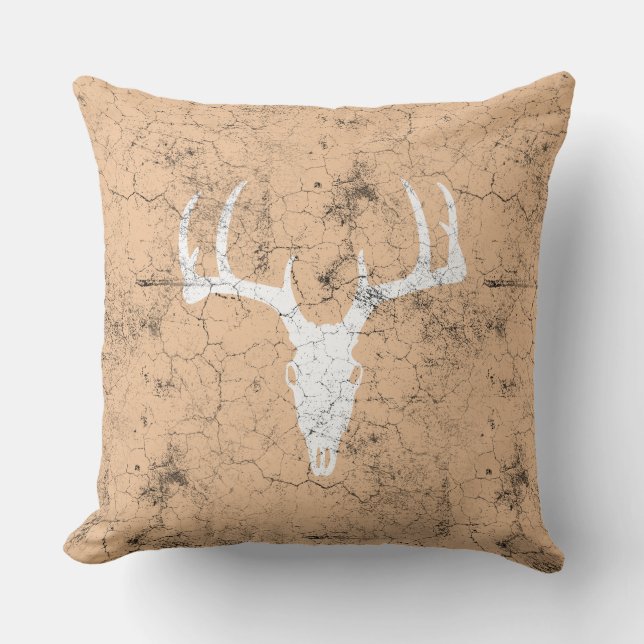 Coussin Crabe de cerf vintage (Recto)