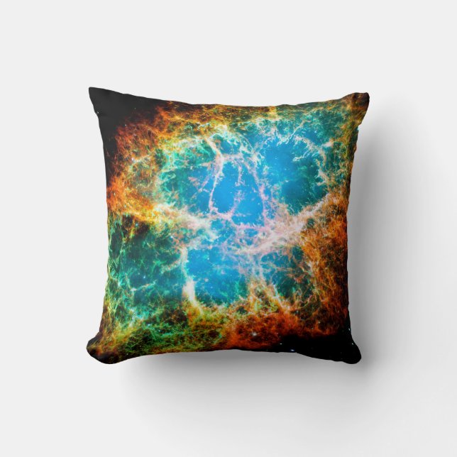 Coussin Crabe Nebula Supernova Resnant Hubble Photo de l'e (Recto)
