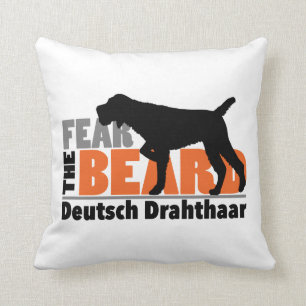 Coussin Craindre la barbe - Deutsch Drahthaar