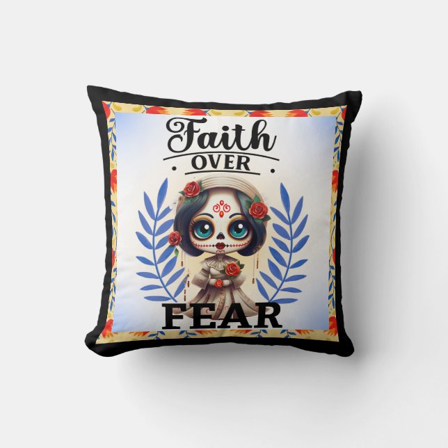 Coussin Crâne à sucre de foi (Recto)