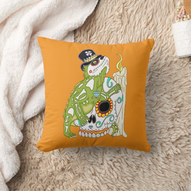 Coussin Crâne à sucre Iguana (Couverture)