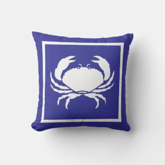 Coussin Crâne blanc ~ Maison de plage