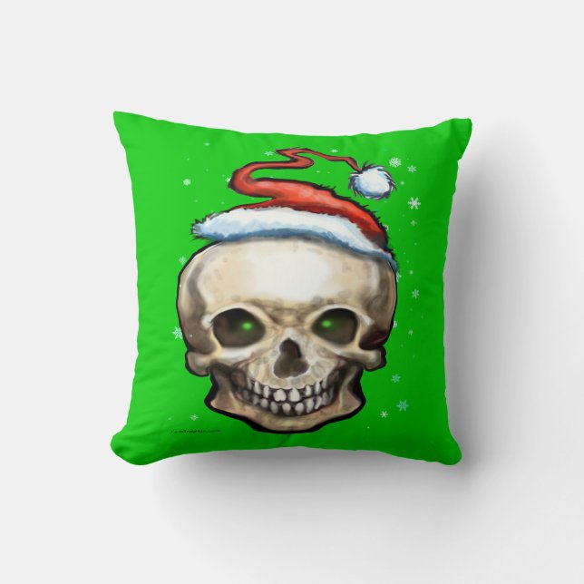 Coussin Crâne de Noël (Recto)