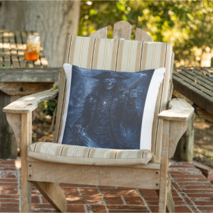 Coussin Crâne de Pirate Fantôme – Faucheur de Fantasy Somb