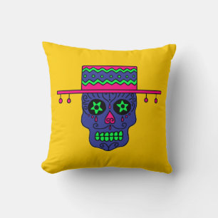 Coussin Crâne de sucre de Gaucho