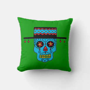 Coussin Crâne de sucre Gaucho