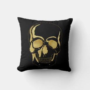 Coussin Crâne d'or
