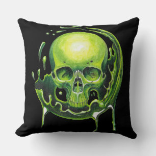 Coussin crâne Éclaboussement toxique