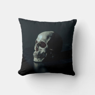 Coussin Crâne effrayant et terrifiant