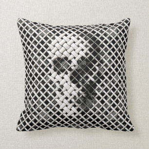 Coussin Crâne en osier