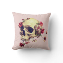 Crâne et fleurs