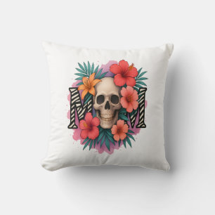 Coussin Crâne Maman Drôle