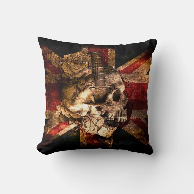 Coussin Crâne Patriotique (Recto)