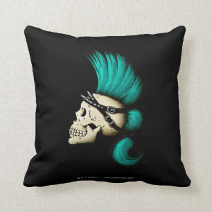 Coussin Crâne punk