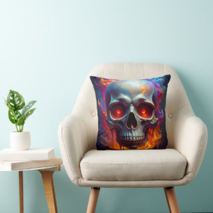 Coussin Crâne qui fond