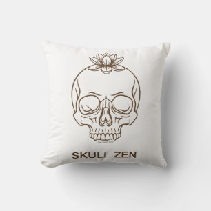 Coussin Crâne Zen