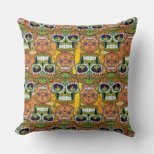 Coussin Crânes à sucre