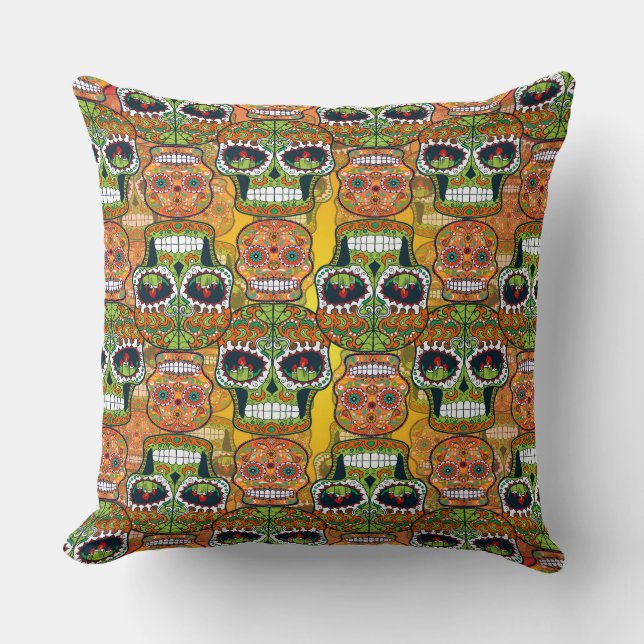 Coussin Crânes à sucre (Recto)
