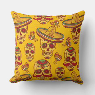 Coussin Crânes Amigo