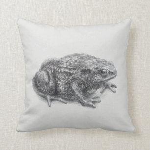 Coussin 'Crapaud commun (version sans nom) '