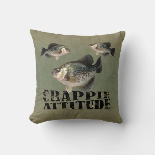 Coussin Crappie Attitude Amusante Pêche