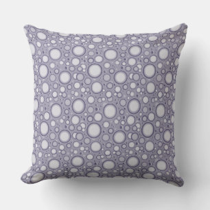 Coussin Cratère de lune Motif Gris pourpre Jeu d'oreiller