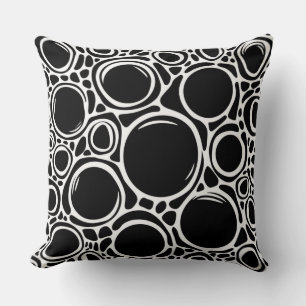 Coussin Cratères noirs