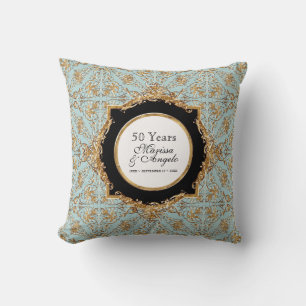 Coussin Cravate noire Elégance 2, Anniversaire Mariage d'o
