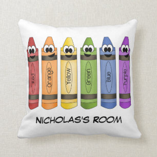 Coussin Crayons
