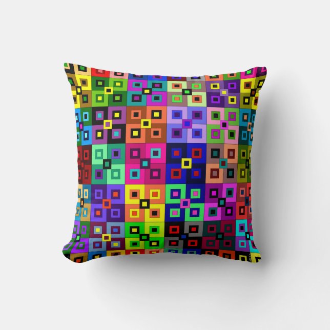 Coussin Crazy Quilt (Recto)