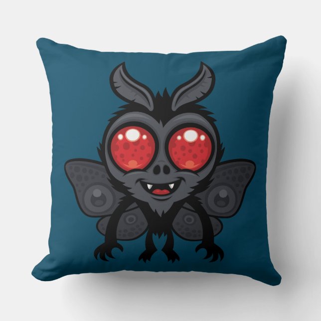 Coussin Créature mignonne et effrayante de la légende de M (Recto)