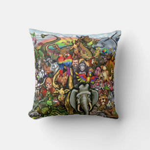 Coussin Créatures Bêtes et Animaux