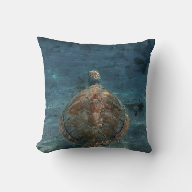 Coussin Créatures de la mer cool (Recto)