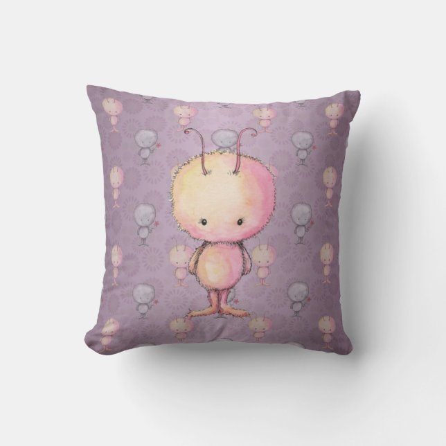 Coussin Créatures Douces et Flous (Recto)