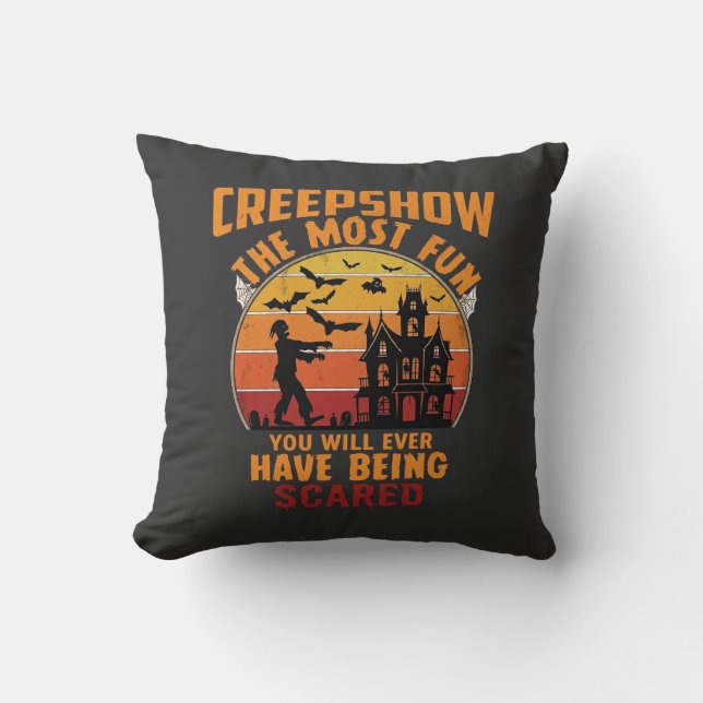 Coussin Creepshow Halloween Zombie Maison Hantée Coucher d (Recto)