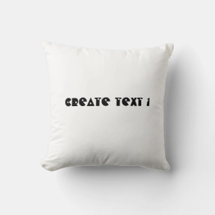 Coussin Créer le texte Cotton Home Living Decor Poufs-Cous