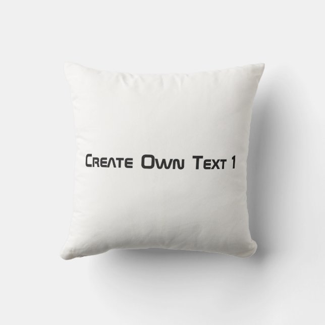 Coussin Créer ou modifier le nom du texte Imprimé Cadeaux  (Verso)