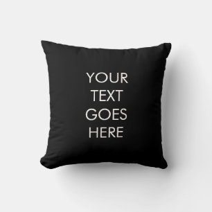 Coussin Créer votre propre ajouter votre texte ici Carré M