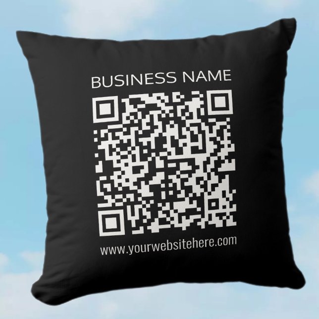 Coussin Créez un code QR instantanément avec l'URL de votr (Créateur téléchargé)