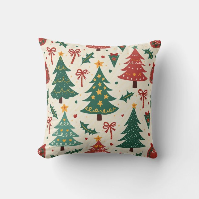 Coussin Créez une atmosphère de Noël chaleureuse et cosy ! (Recto)