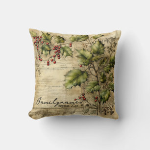 Coussin Créez vos propres Ephemeris Vintages