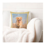 Coussin Créez votre propre animal de compagnie<br><div class="desc">Créez votre propre animal de compagnie de famille jetez l'oreiller avec AMOUR — aimez les chiens! ! Personnalisez avec vos propres mots en plus de la photo mémorable de l'animal de compagnie de famille pour créer cet oreiller de lancer. Quelle belle idée cadeau pour l'amoureux de l'animal de compagnie ou...</div>