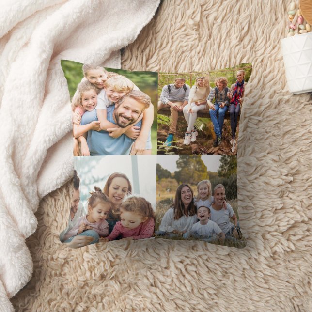 Coussin Créez votre propre collage de 8 photos  (Couverture)