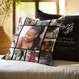 Coussin Créez Votre Propre Collage Photo de 13 Photos Mémo