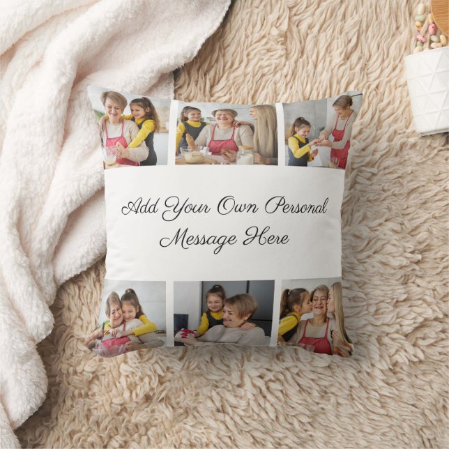 Coussin Créez votre propre collection de photos 6 Ajouter  (Couverture)