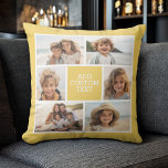 Coussin Créez votre propre collection de photos - 6 photos<br><div class="desc">Utilisez jusqu'à six photos carrés pour créer un cadeau unique et personnel. Si vous avez besoin d'ajuster les images,  cliquez sur l'outil personnaliser pour apporter des modifications. Crédit photo : Photographie © Storytree Studios,  Stanford,  CA</div>