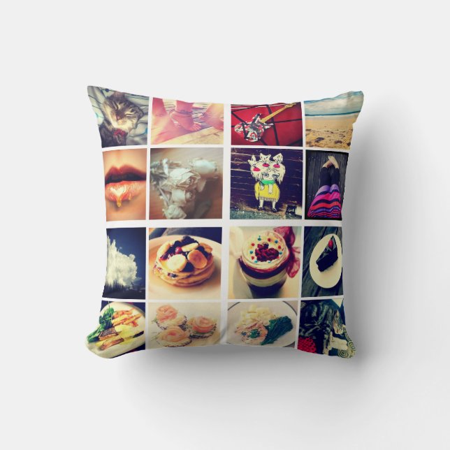 Coussin Créez votre propre Instagram (Recto)