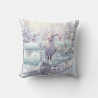 Coussin Créez votre propre leigh et rennes de Noël