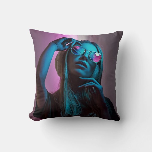 Coussin Créez votre propre photo complète à deux faces (Recto)