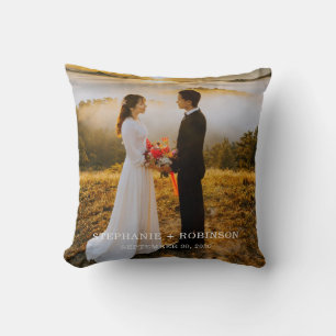 Coussin Créez votre propre photo Couple Ajouter des noms